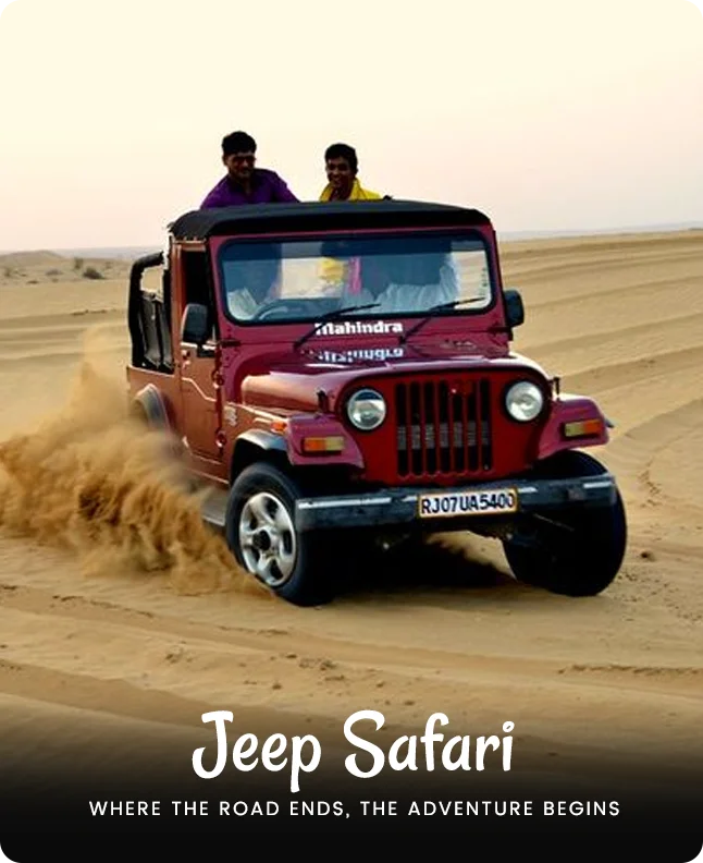 Jeep Safari at Serenade Safari Desert Camp